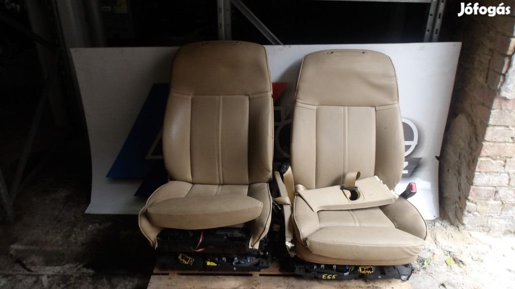 [GYÁRI BONTOTT] BMW E65 BŐR BELSŐ BÉZS